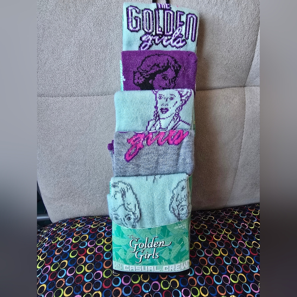 Golden Girls Socks 5 Pairs
